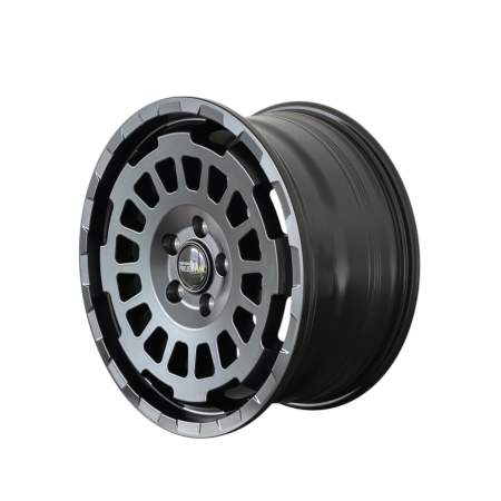 8x17 ET40 Twin-Monotube-Projekt-AT1 Monobloc Alufelge in schwarz für VW T5